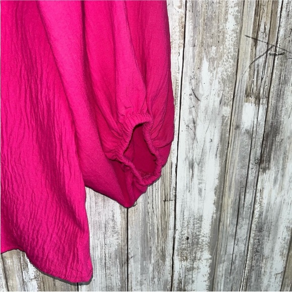 Oddy Pink Oversized Blouse - Picture 2 of 6